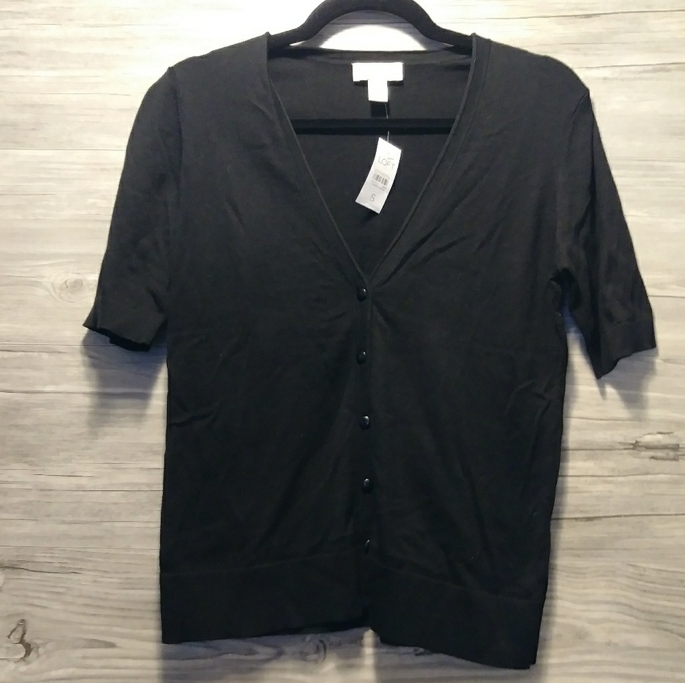 NWT Black Loft Cardigan